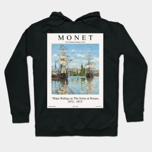 Claude Moner Exhibition Wall Art Landscape Hoodie